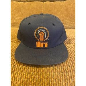 Vintage 90's University of Illionois Fighting Illini Snapback Hat